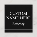 [ Thumbnail: Old Fashioned Style Lawyer Business Card ]