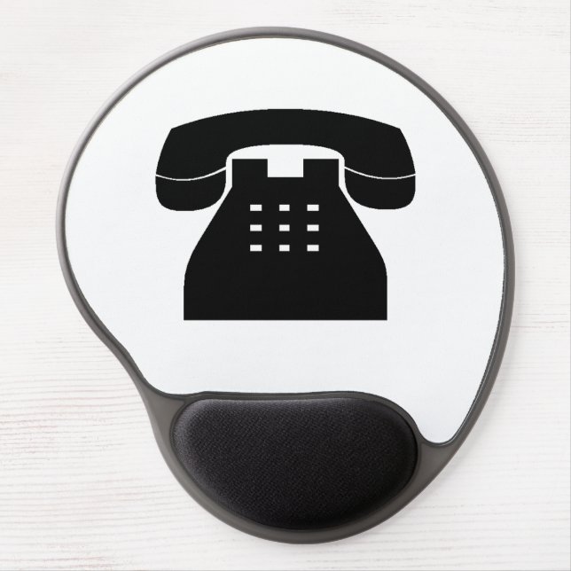 Old-Fashioned Telephone Gel Mouse Pad (Front)