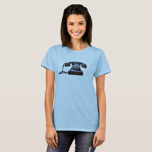 Old Fashioned Telephone T-Shirt (Front Full)