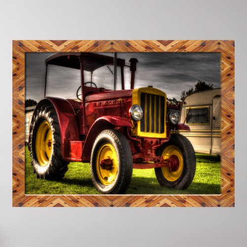 Old Fashioned Tractor Posters