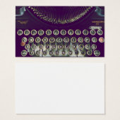 old fashioned typewriter (Front & Back)