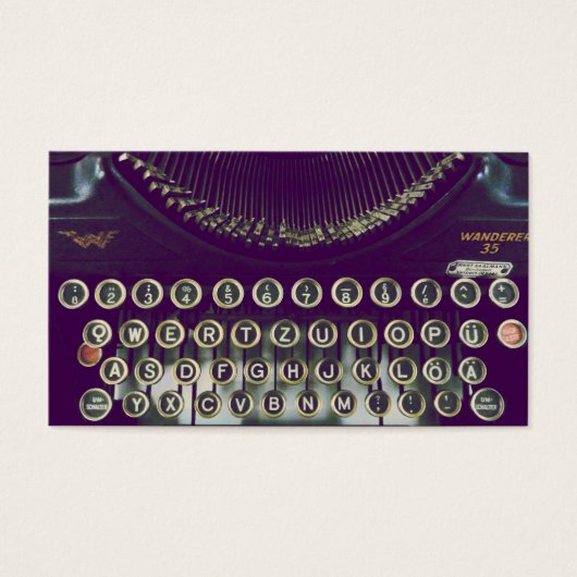 old fashioned typewriter (Front)