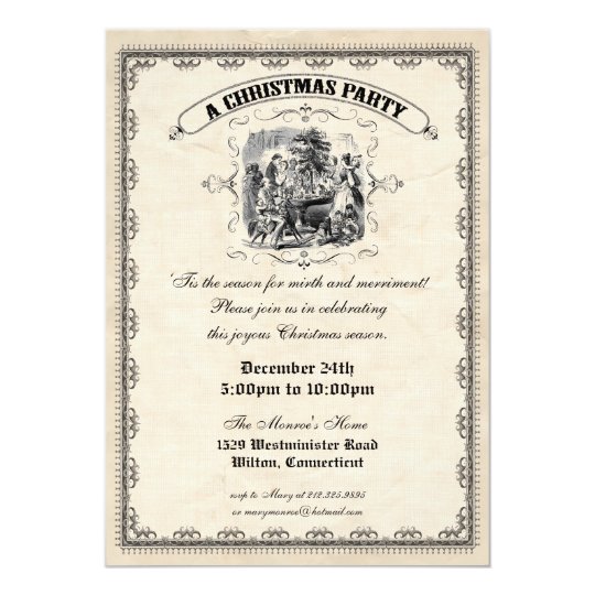 Old Fashioned Invitation 2