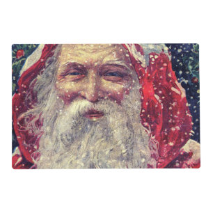 Old-fashioned Victorian Saint Nicholas Placemat