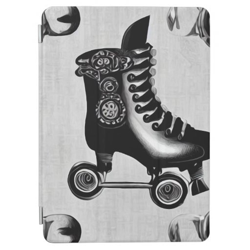 Old Fashioned Vintage Black Roller Skate iPad Air Cover