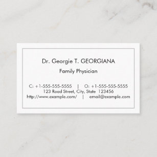 Old Fashioned, Vintage Business Card