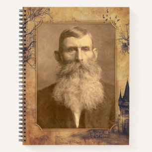 Old Fashioned Vintage Notebook / Diary Template