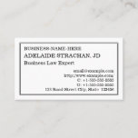 [ Thumbnail: Old Fashioned, Vintage Style Business Card ]