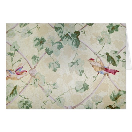Old-Fashioned Wallpaper Cards (Front Horizontal)