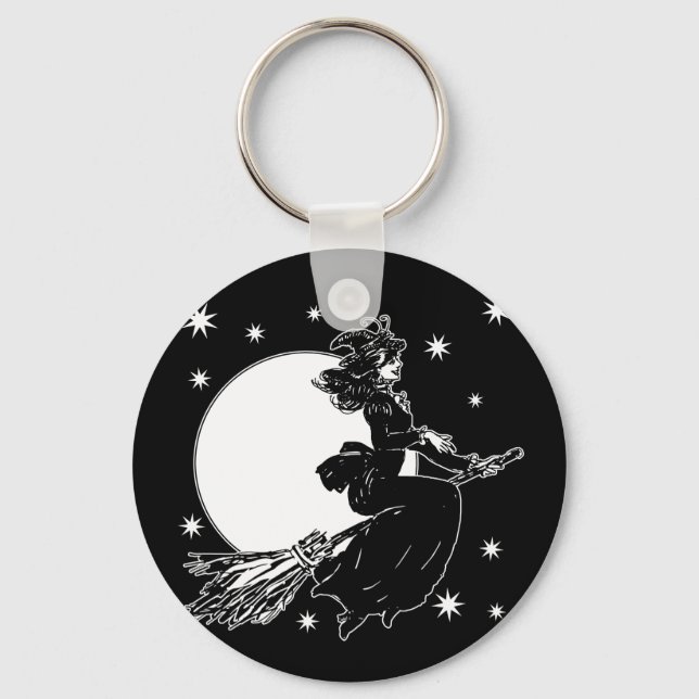 Old Fashoned Witch Keychain (Front)