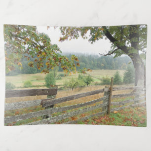 Old Fence On A Farm Trinket Tray