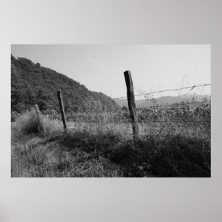 Old Fence Poster