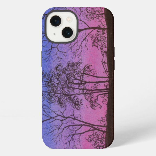 Old Fence Row Iphone Case (Back)