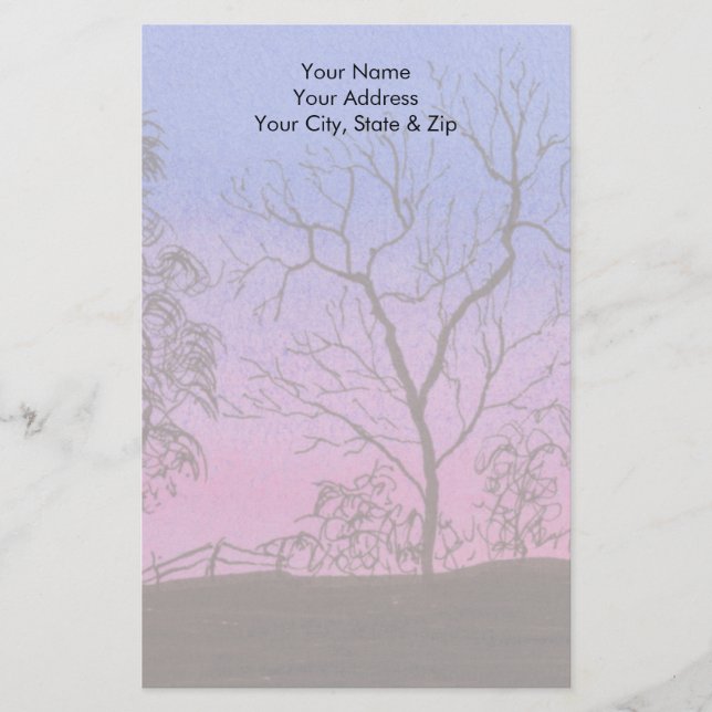 Old Fence Row Stationery (Front)