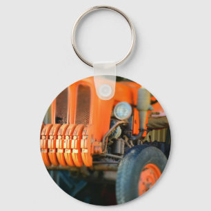 OLD FIAT TRACTOR RURAL QUEENSLAND AUSTRALIA KEYCHAIN