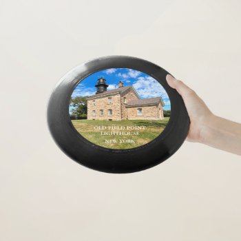 Old Field Point Lighthouse  New York Frisbee by LighthouseGuy at Zazzle