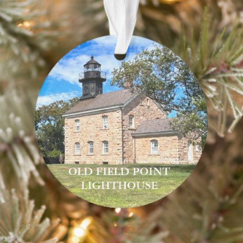 Old Field Point Lighthouse New York Ornament