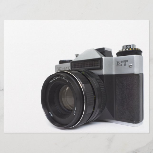 Old film camera flyer (Front)