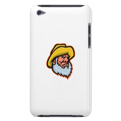 Old Fisherman or Fisher Mascot Barely There iPod Case