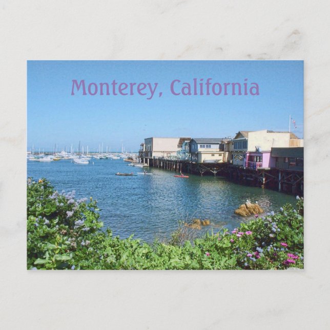 Old Fisherman's Wharf, Monterey, California Postcard (Front)