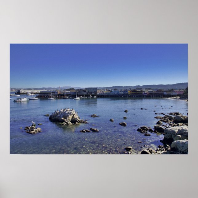 Old fisherman's Wharf Monterey Print (Front)