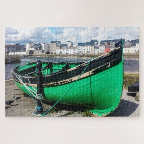 Old Fishing Boat Galway Ireland Jigsaw Puzzle