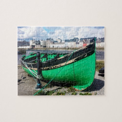 Old Fishing Boat Galway Ireland Jigsaw Puzzle
