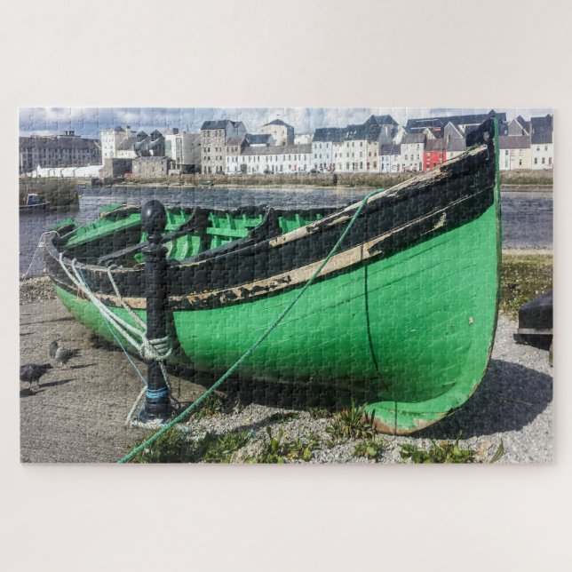 Old Fishing Boat Galway Ireland. Jigsaw Puzzle (Horizontal)