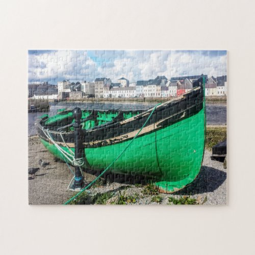 Old Fishing Boat Galway Ireland Jigsaw Puzzle