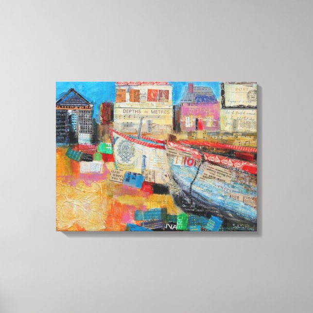 Old Fishing Boats 2013 Canvas Print (Front)