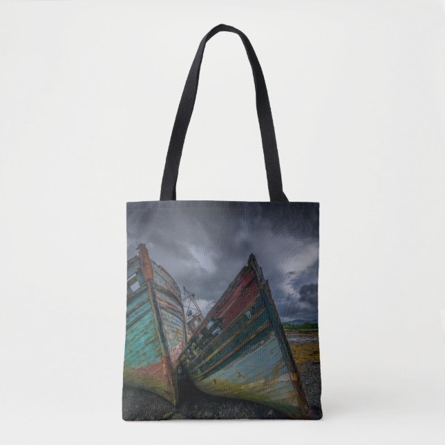 Old Fishing Boats Tote Bag (Front)