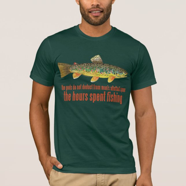 Old Fishing Saying T-Shirt (Front)