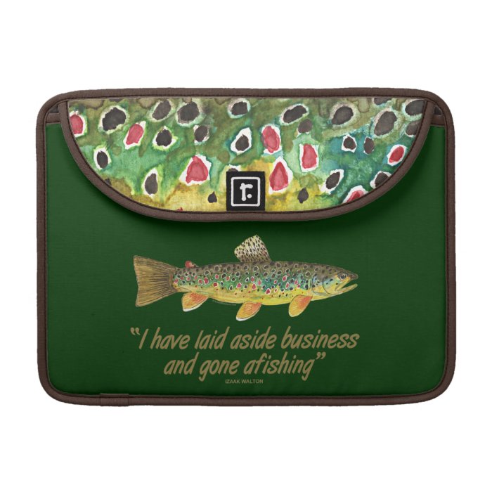 Old Fishing Words MacBook Pro Sleeve