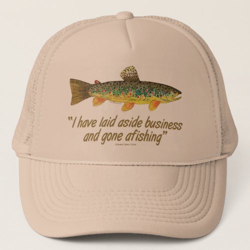 Old Fishing Words Trucker Hat