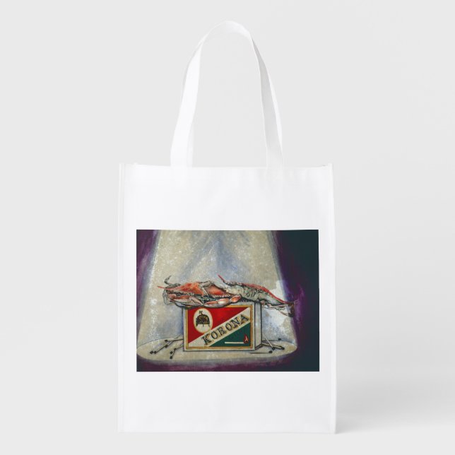 Old Flame Grocery Bag (Front)