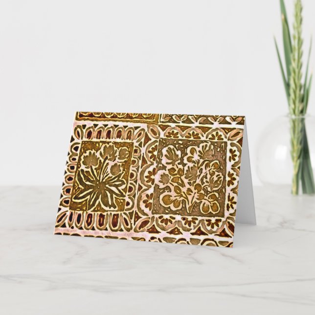 Old Floral Card (Front)