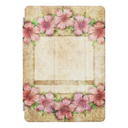 Old floral Wallpaper iPad Pro Cover