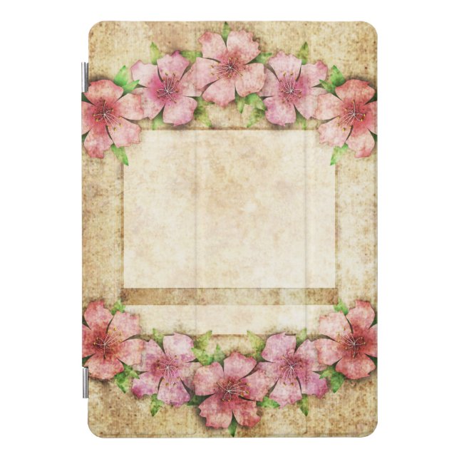 Old floral Wallpaper iPad Pro Cover (Front)