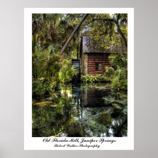 Old Florida Mill Poster (Front)