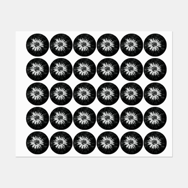 Old Flower Labels (Sheet)