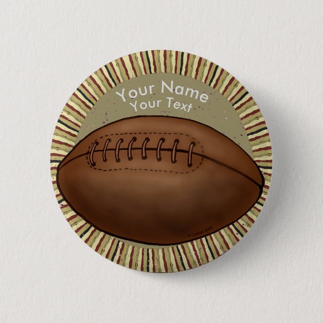 Old Football pin button  (Front)
