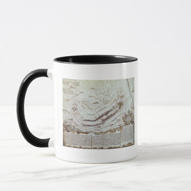 Old Fort Gaut, Calcutta, 1810 (litho) Mug (Left)