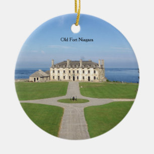 Old Fort Niagara Barracks ceramic ornament