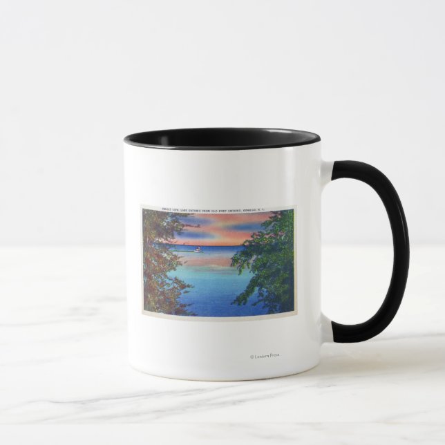 Old Fort Ontario Sunset View of Lake Ontario Mug (Right)