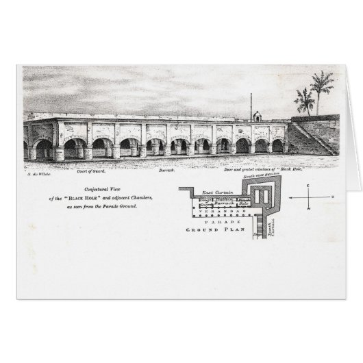 Old Fort William, Calcutta Cards (Front Horizontal)