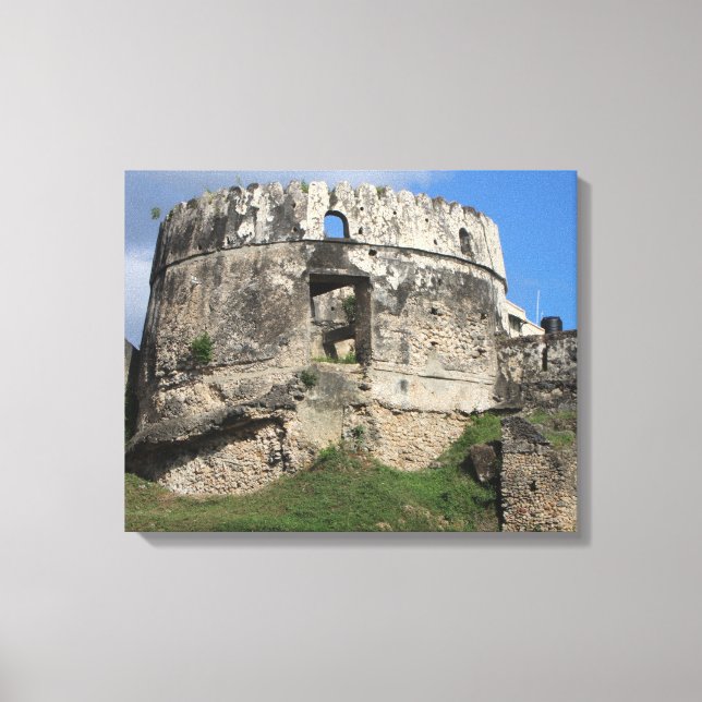 Old Fort, Zanzibar Island Canvas Print (Front)