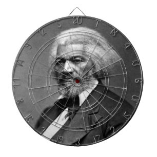 Old Fr3d3rick Bailey Douglas African American Hero Dart Board