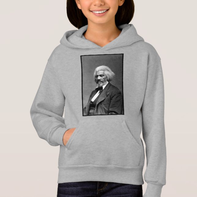 Old Fr3d3rick Bailey Douglas African American Hero Hoodie (Front)