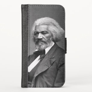Old Fr3d3rick Bailey Douglas African American Hero iPhone X Wallet Case