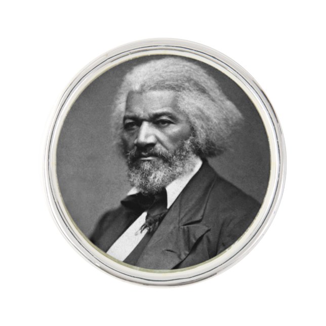 Old Fr3d3rick Bailey Douglas African American Hero Lapel Pin (Front)